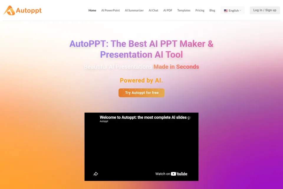 Landing page preview