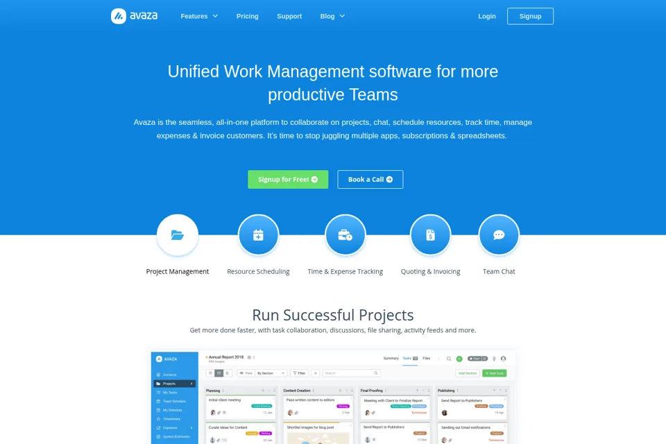 Landing page preview