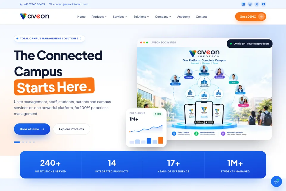 Landing page preview