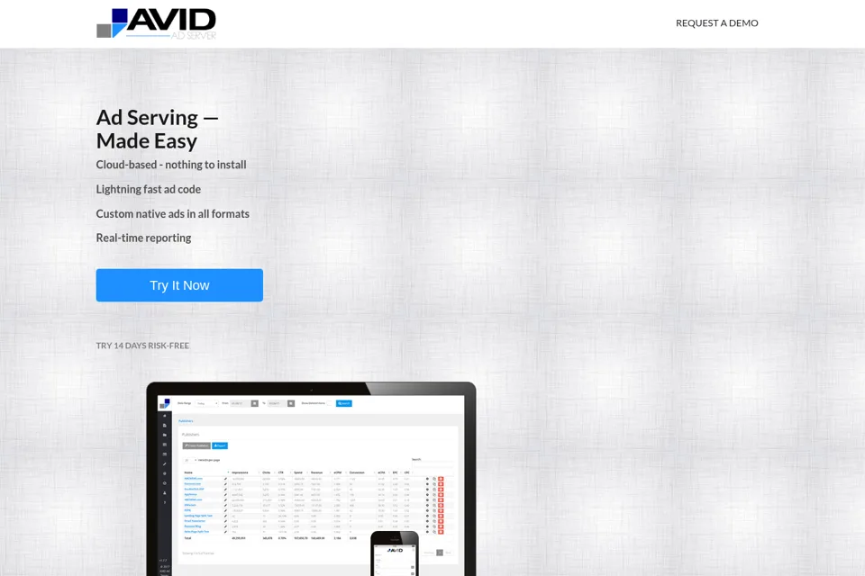 Landing page preview
