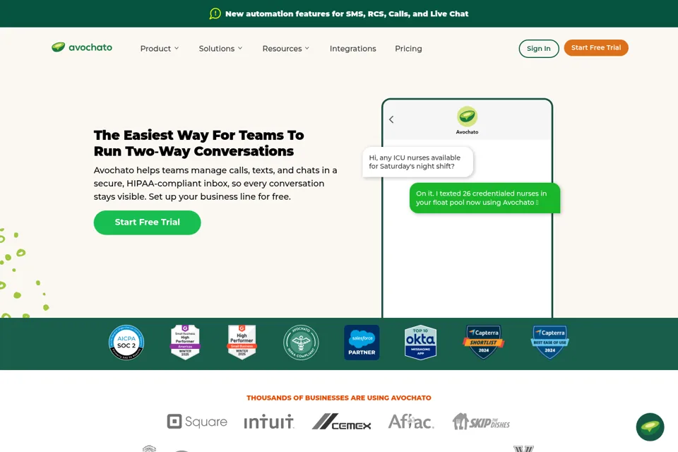 Landing page preview