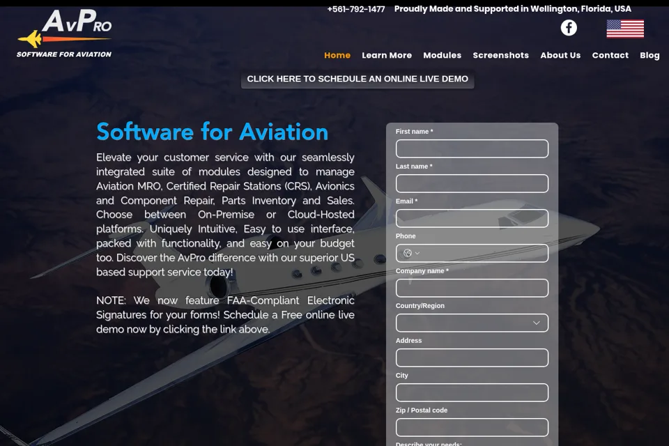 Landing page preview