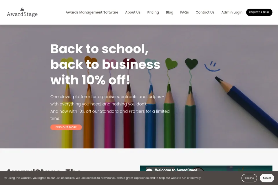 Landing page preview