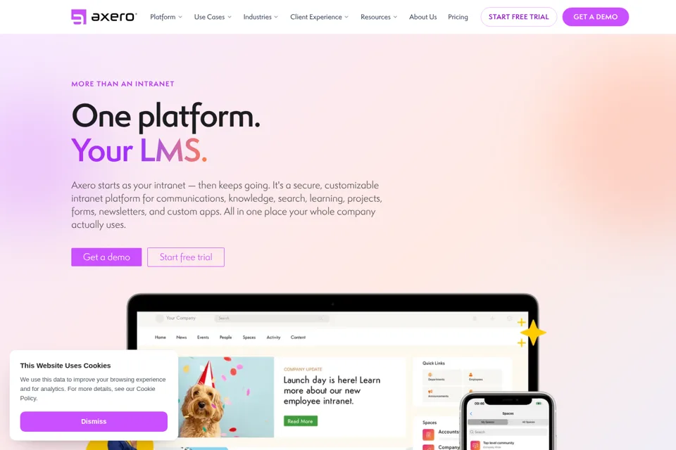 Landing page preview