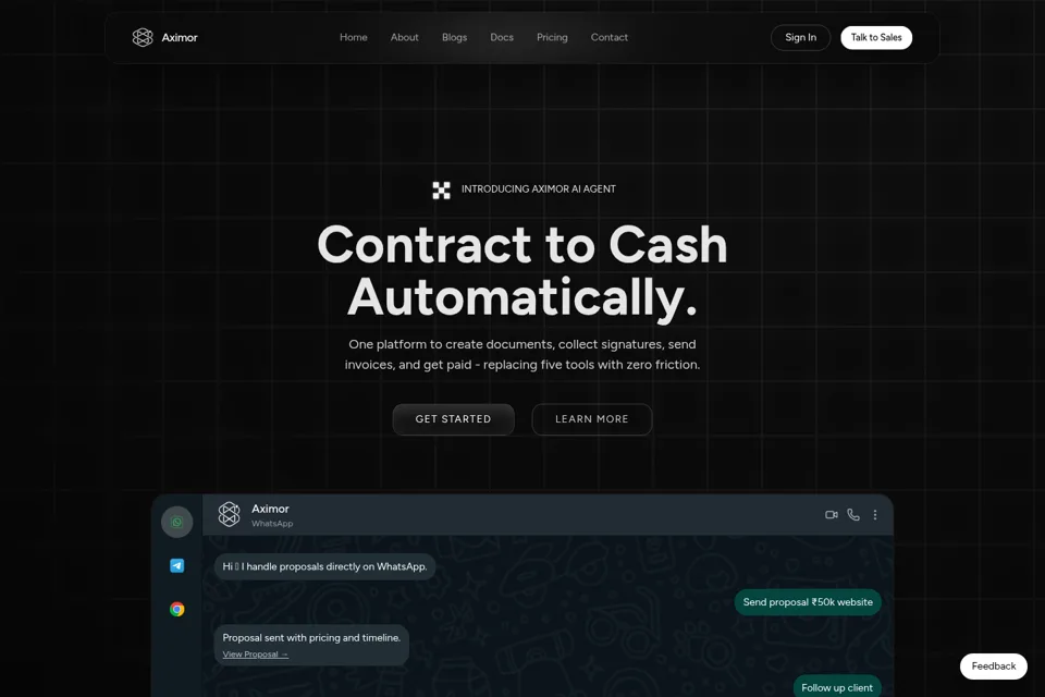 Landing page preview