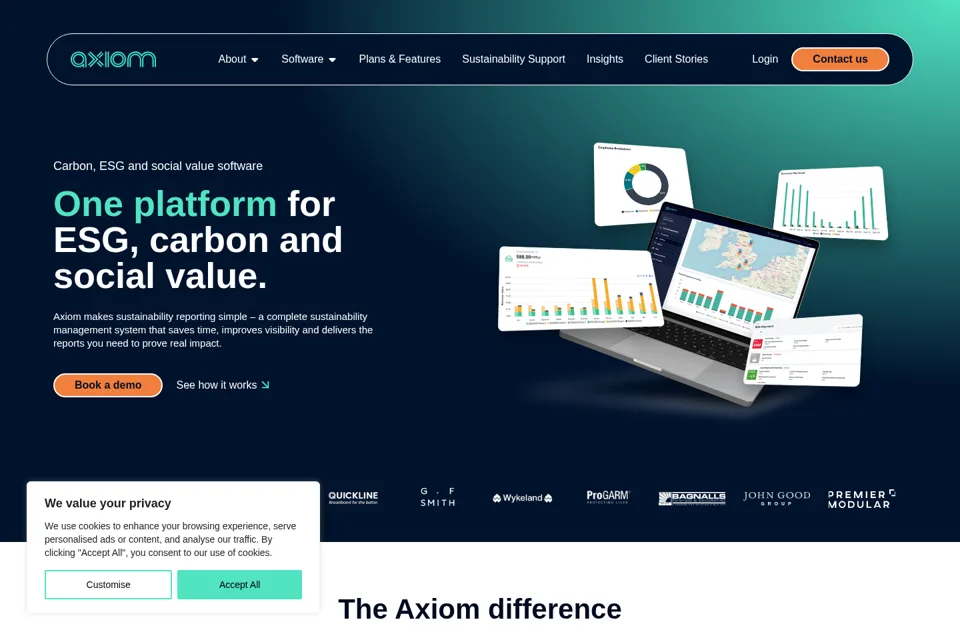 Landing page preview