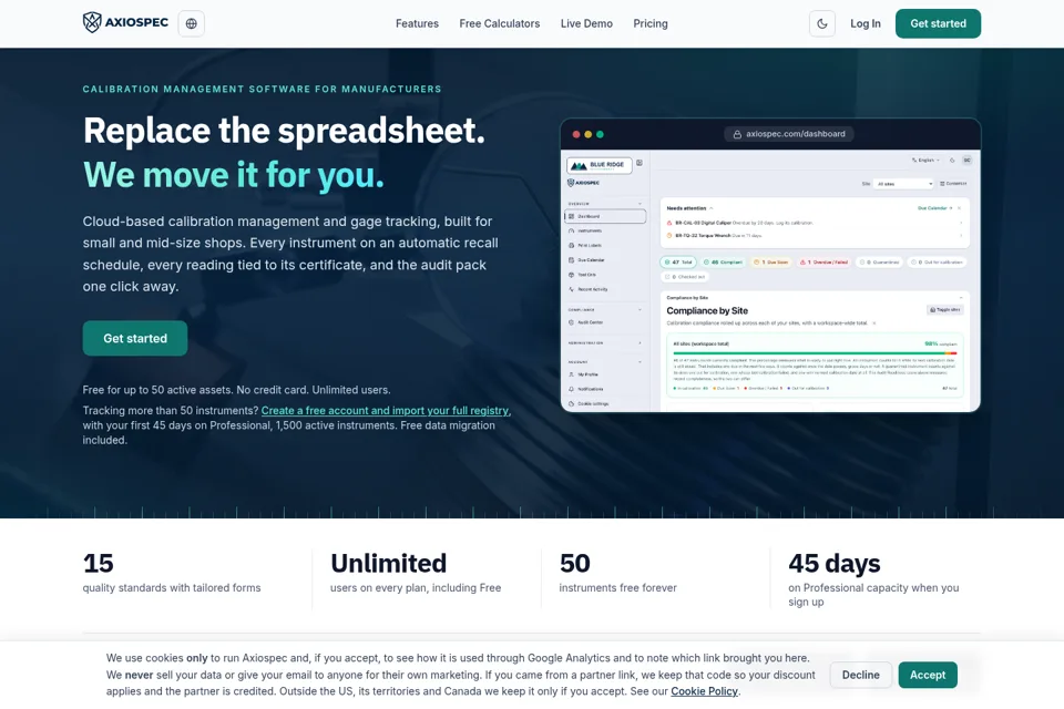 Landing page preview