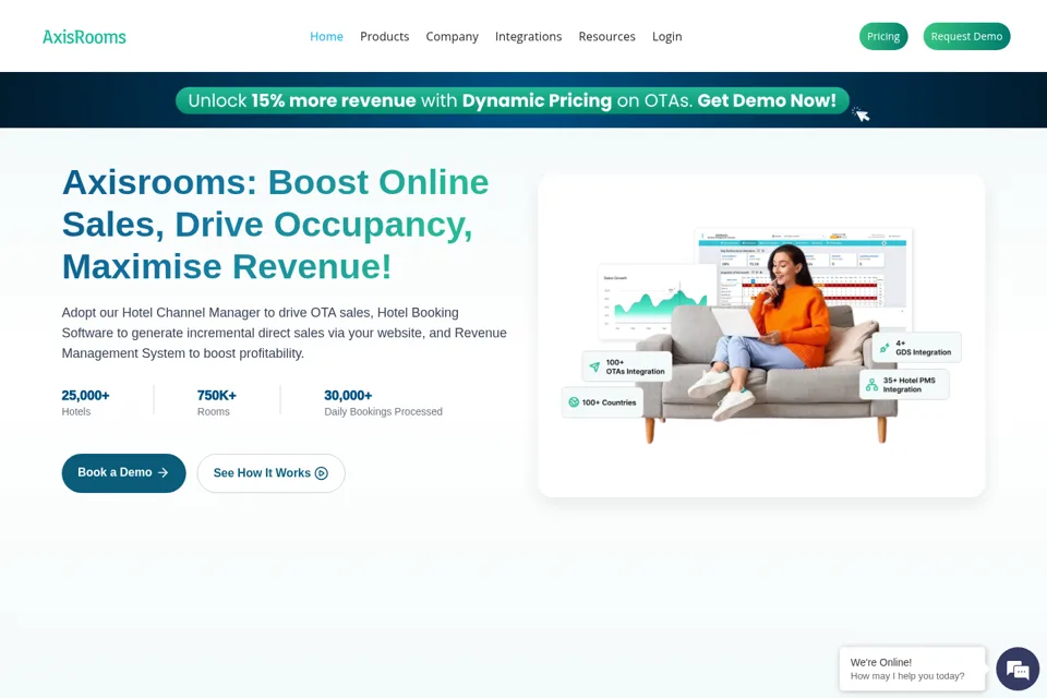 Landing page preview