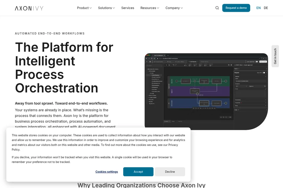 Landing page preview
