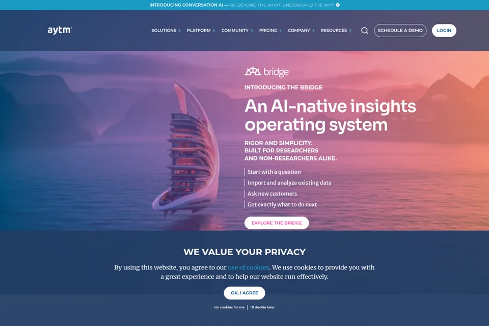 Landing page preview