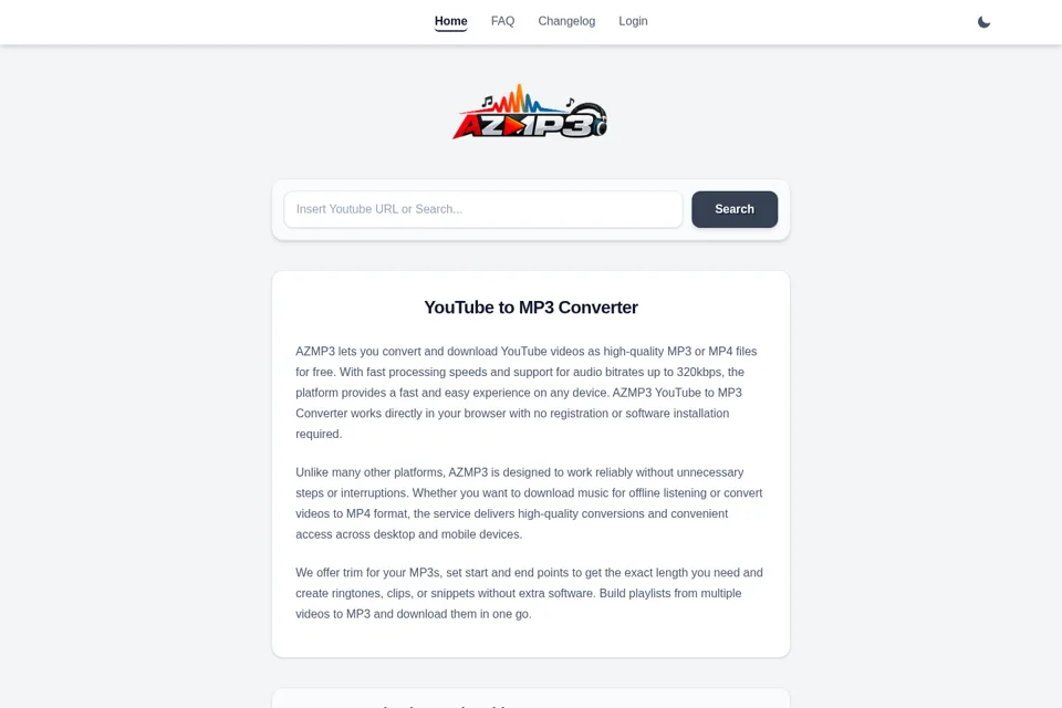 Landing page preview