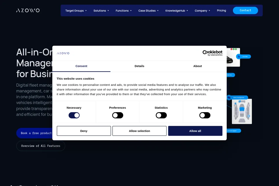 Landing page preview