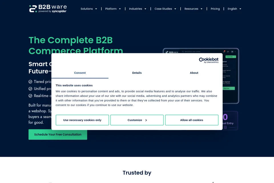 Landing page preview