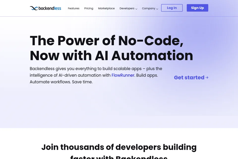 Landing page preview