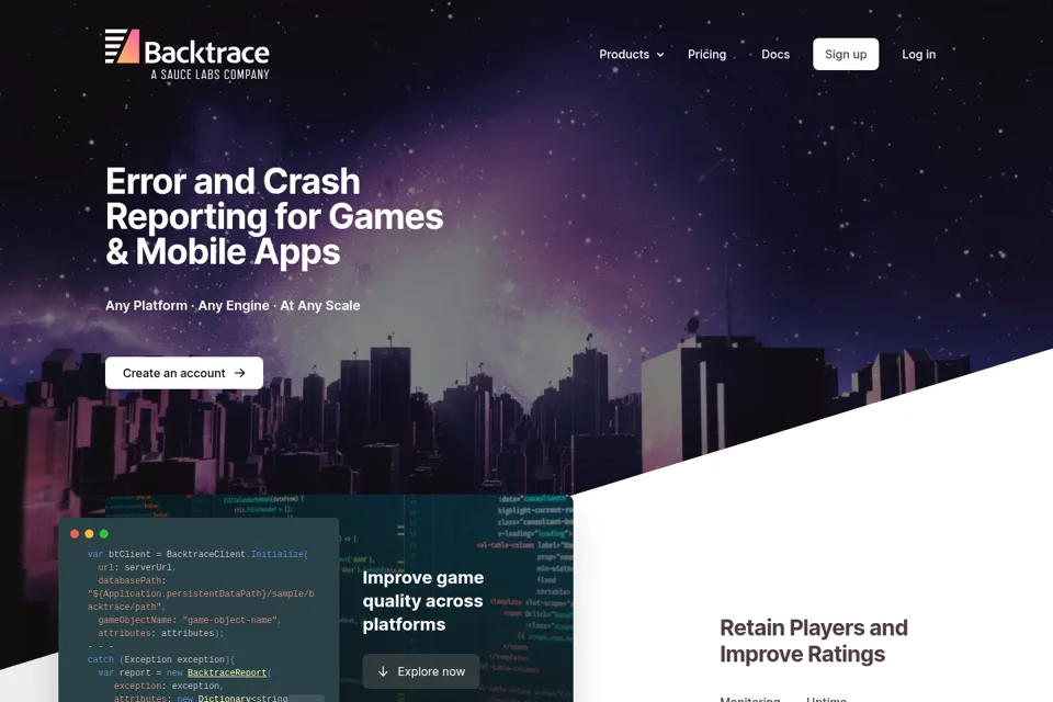 Landing page preview