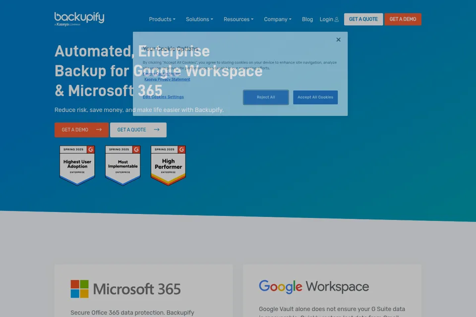 Landing page preview