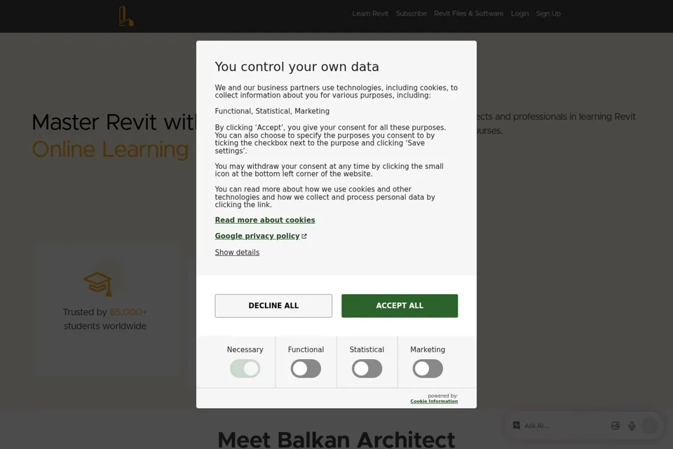 Landing page preview