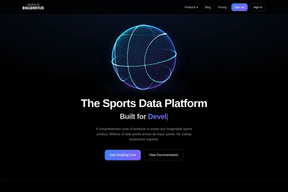 Landing page preview