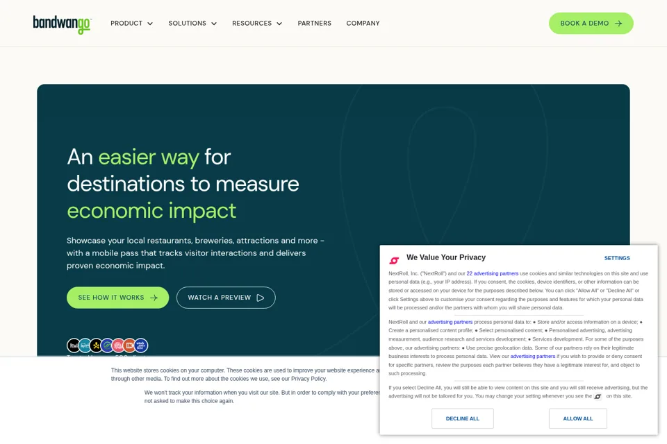 Landing page preview