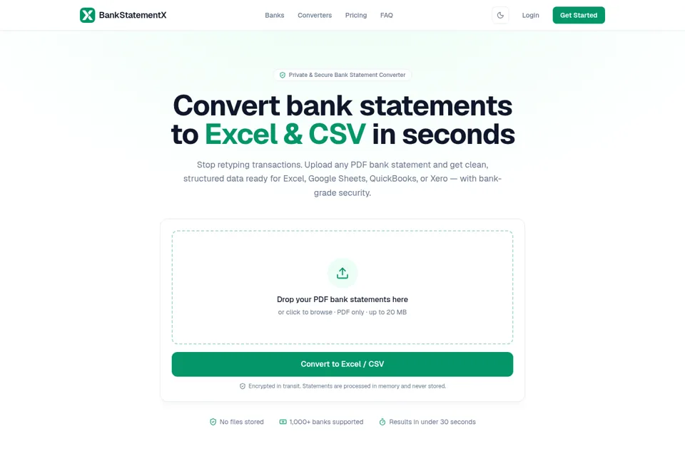 Landing page preview