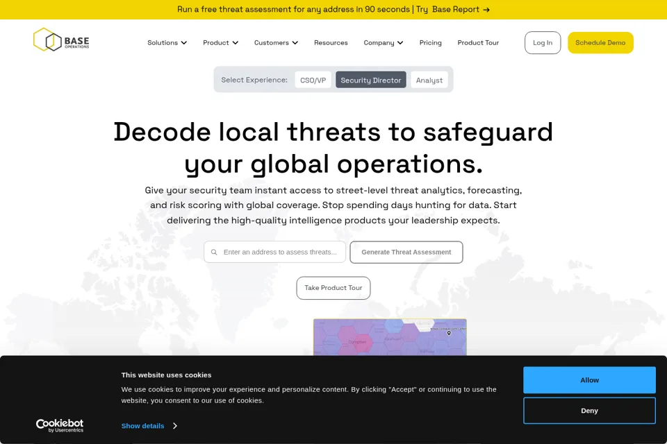 Landing page preview