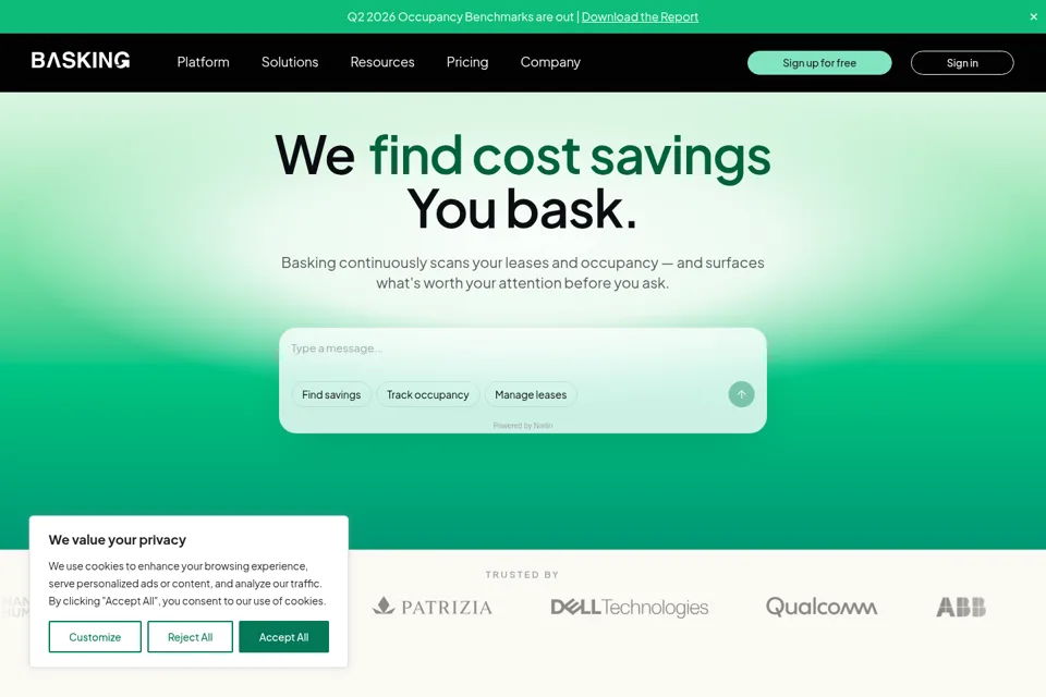 Landing page preview