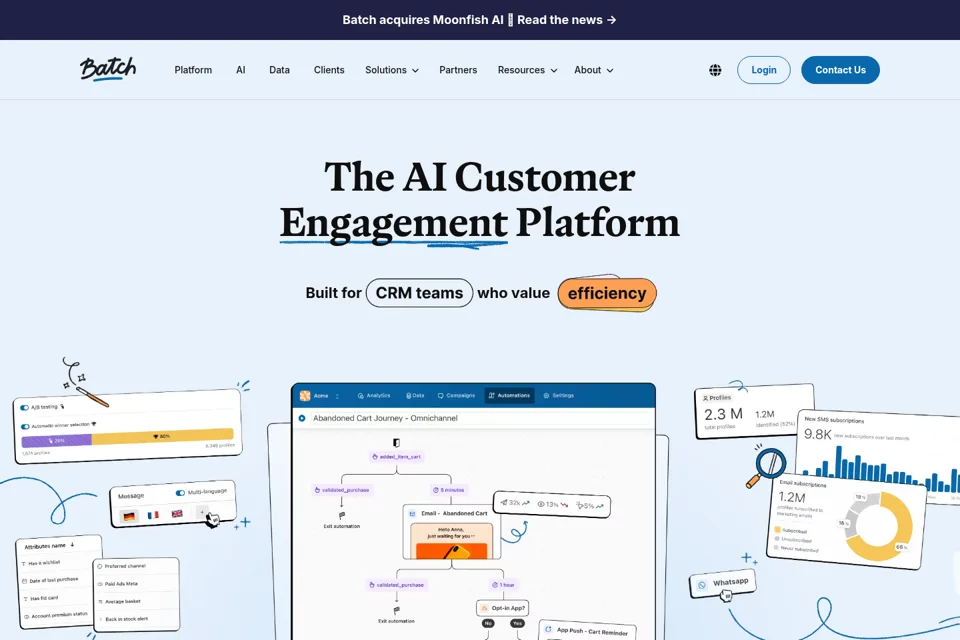 Landing page preview