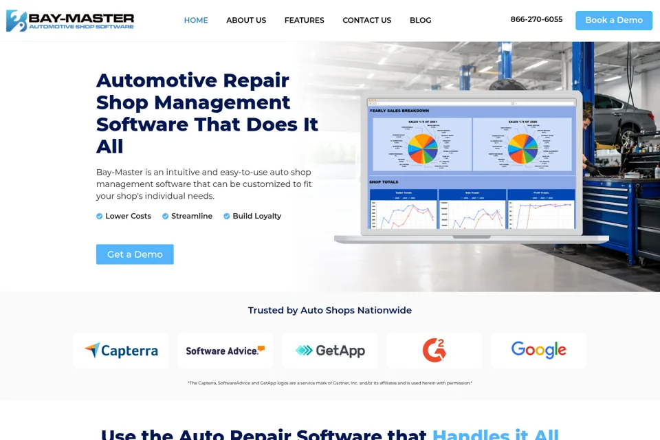 Landing page preview
