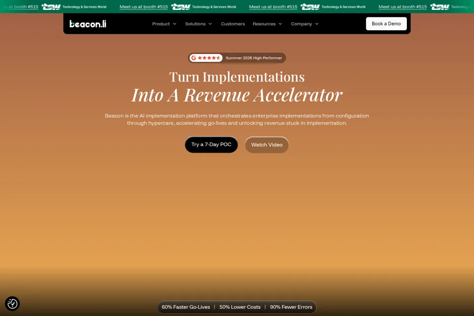 Landing page preview
