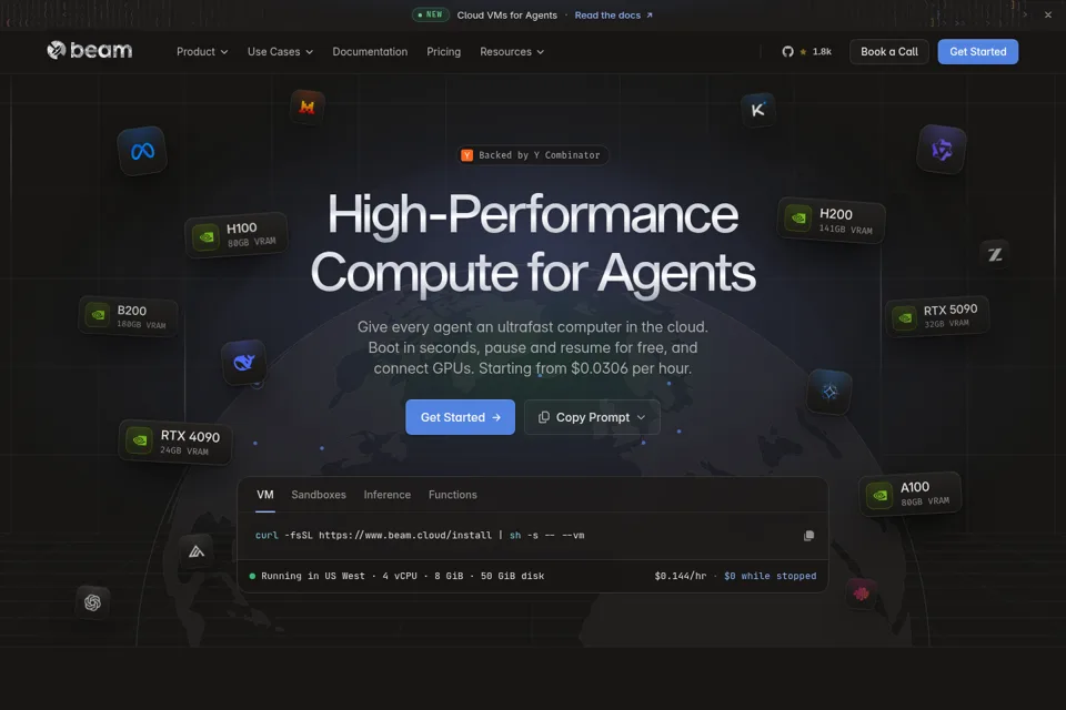 Landing page preview