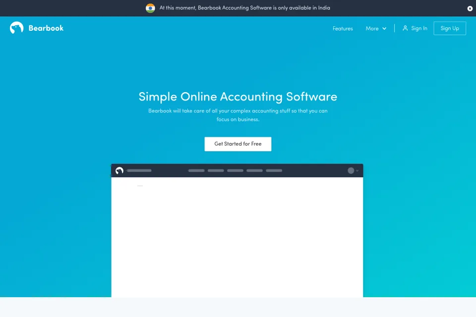Landing page preview