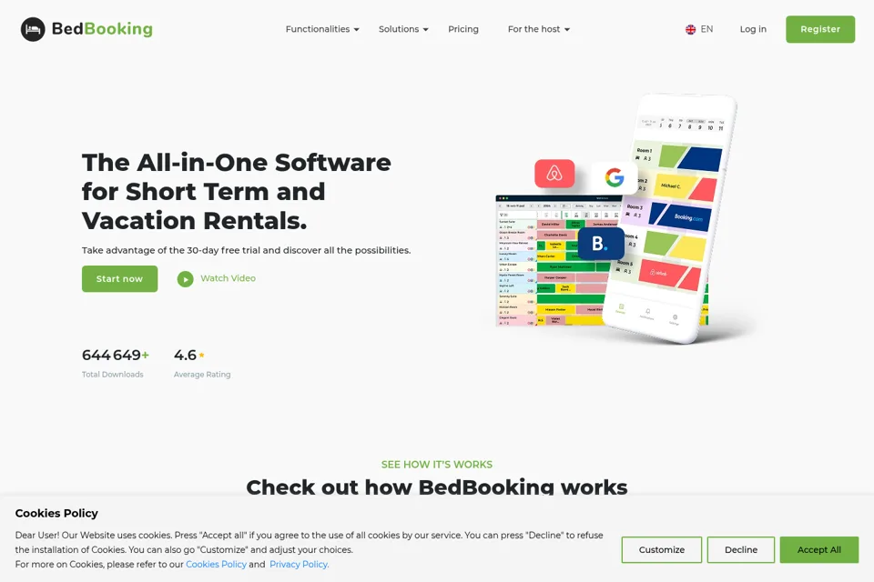 Landing page preview