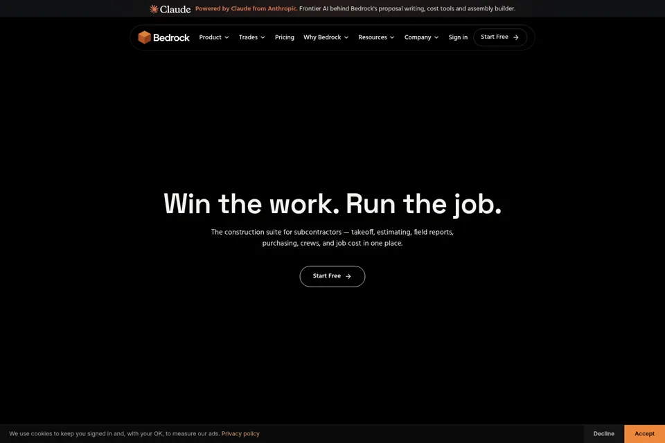 Landing page preview