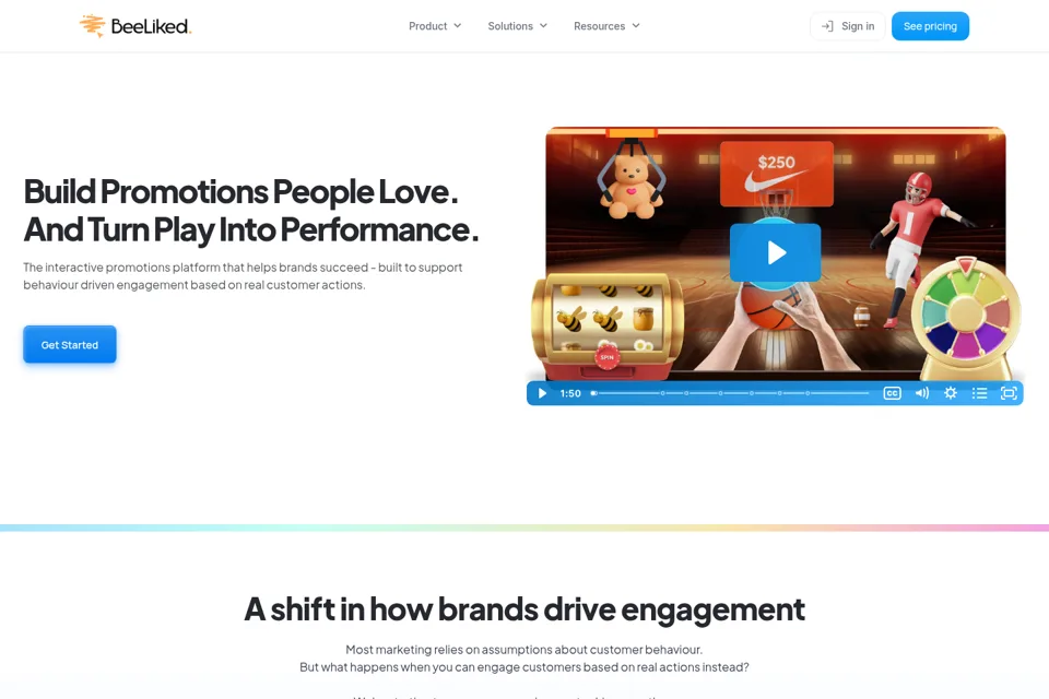 Landing page preview