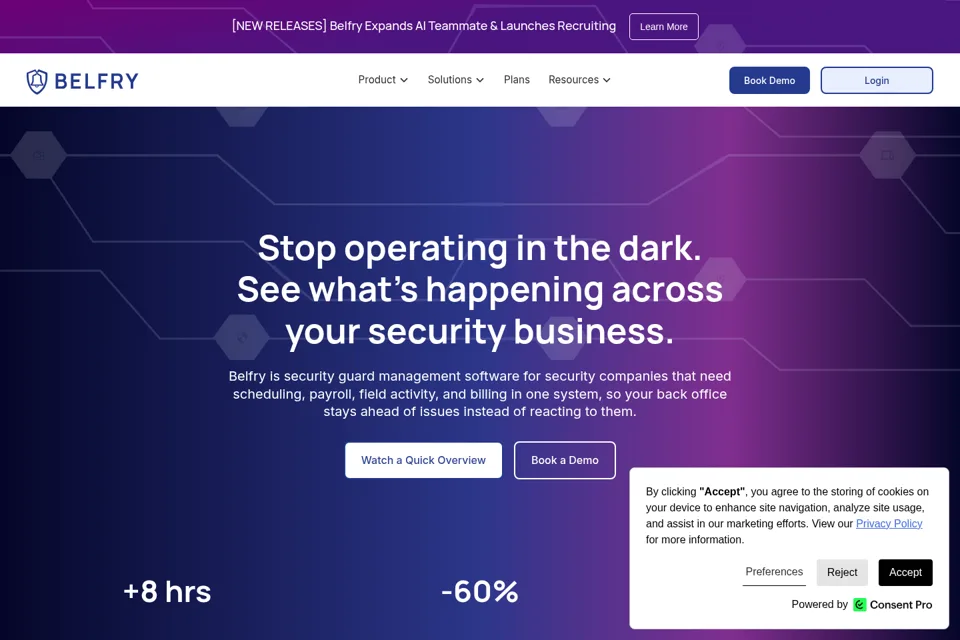 Landing page preview