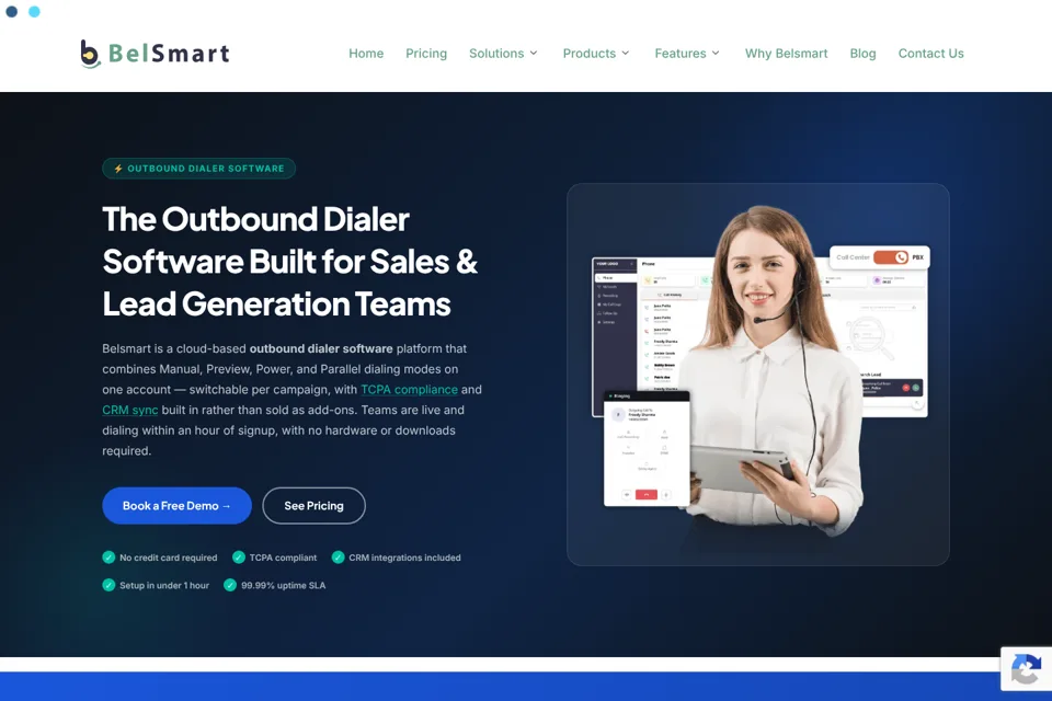 Landing page preview