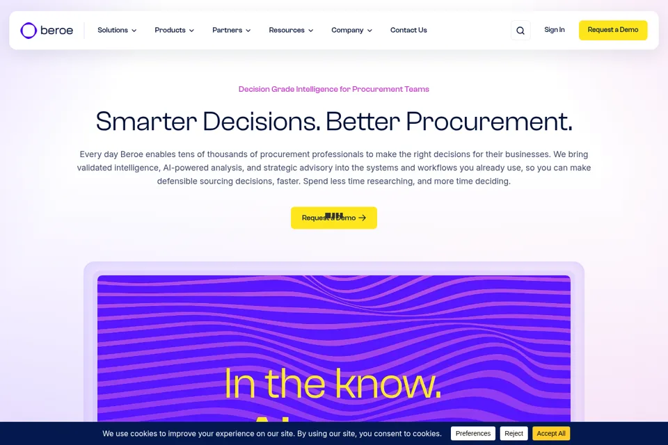 Landing page preview