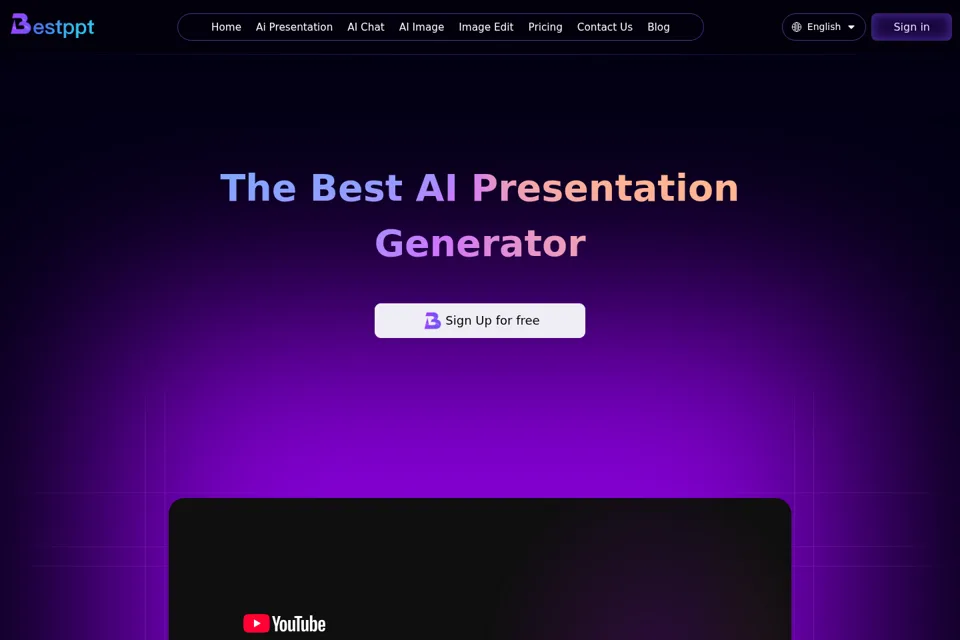 Landing page preview