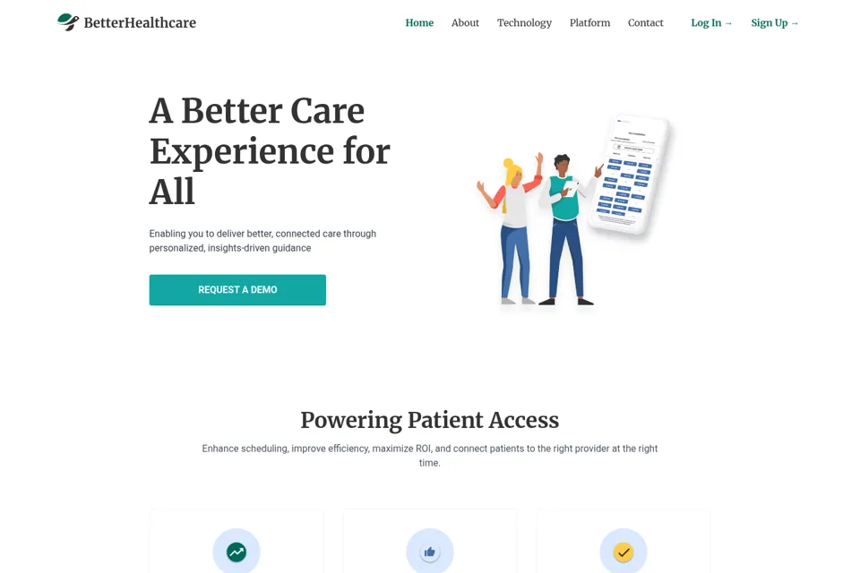 Landing page preview