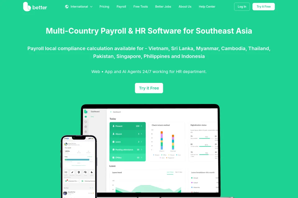 Landing page preview