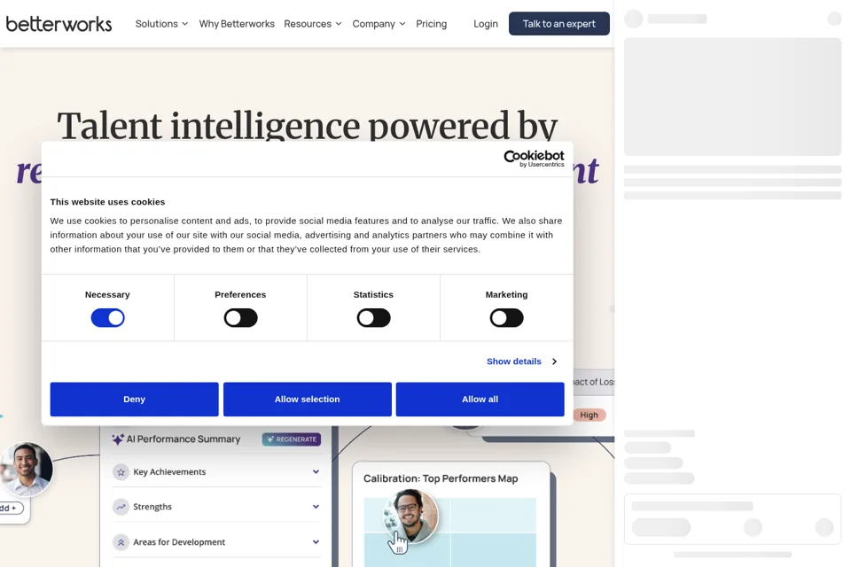 Landing page preview