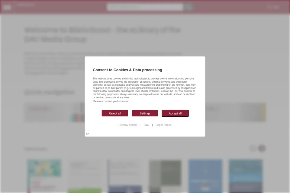 Landing page preview