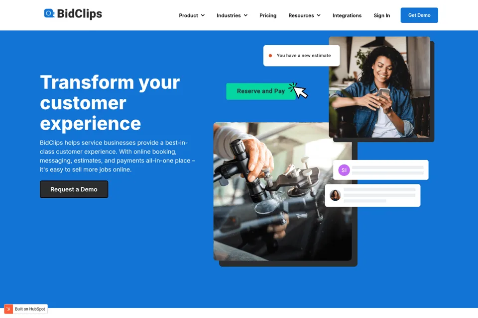 Landing page preview