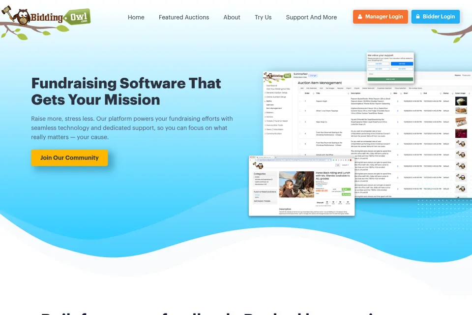 Landing page preview