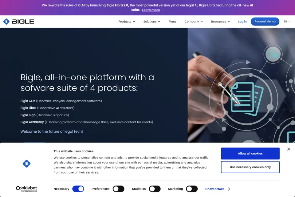 Landing page preview