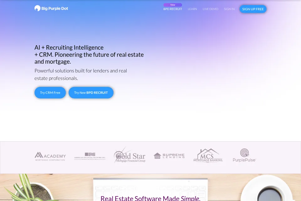 Landing page preview