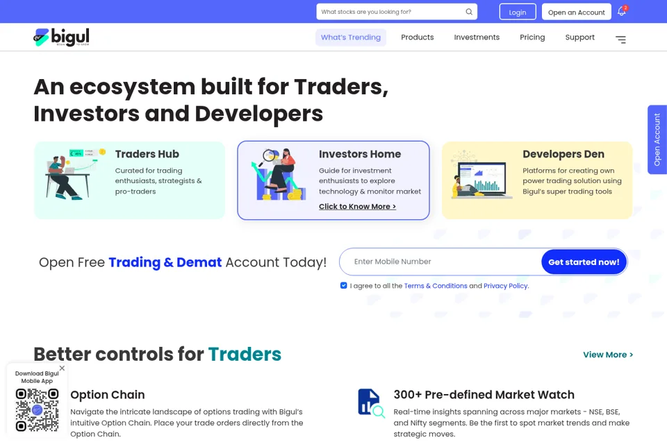 Landing page preview