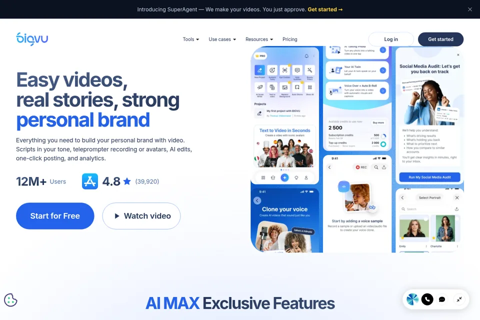 Landing page preview