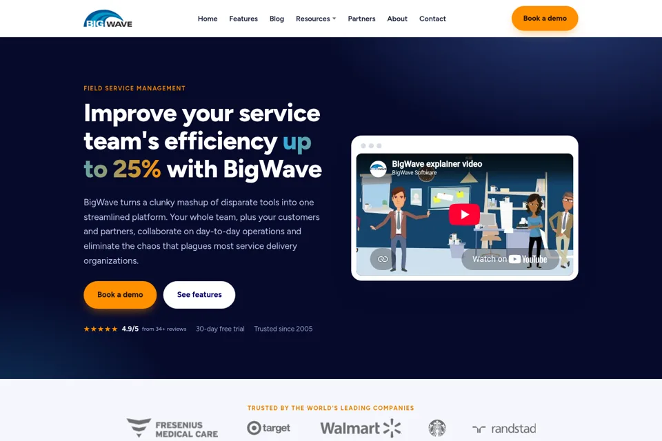 Landing page preview