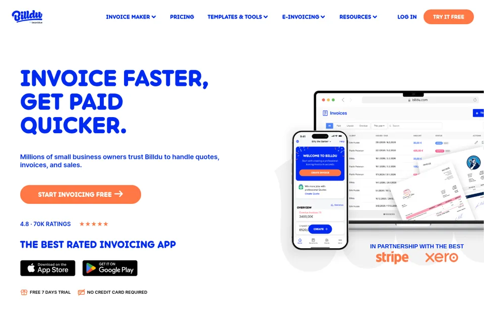 Landing page preview